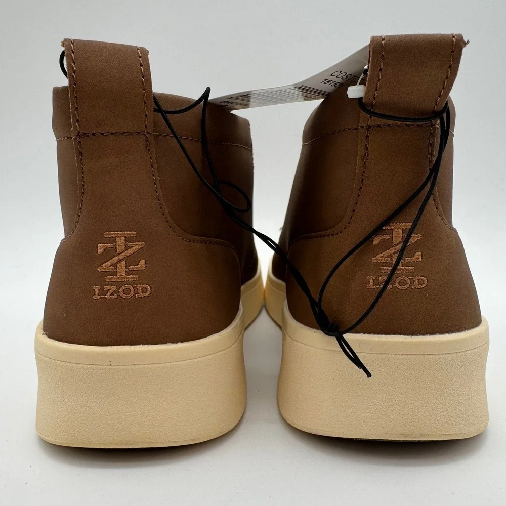 IZOD Palmer Brown Chukka Boots Men's Size 9 Memory Foam Casual Shoes
